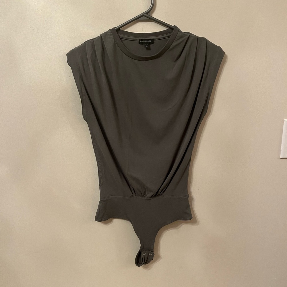 Dynamite Army Green Bodysuit